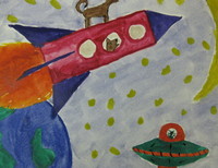 1)	Грибова Яна, 7 лет, г. Снежногорск